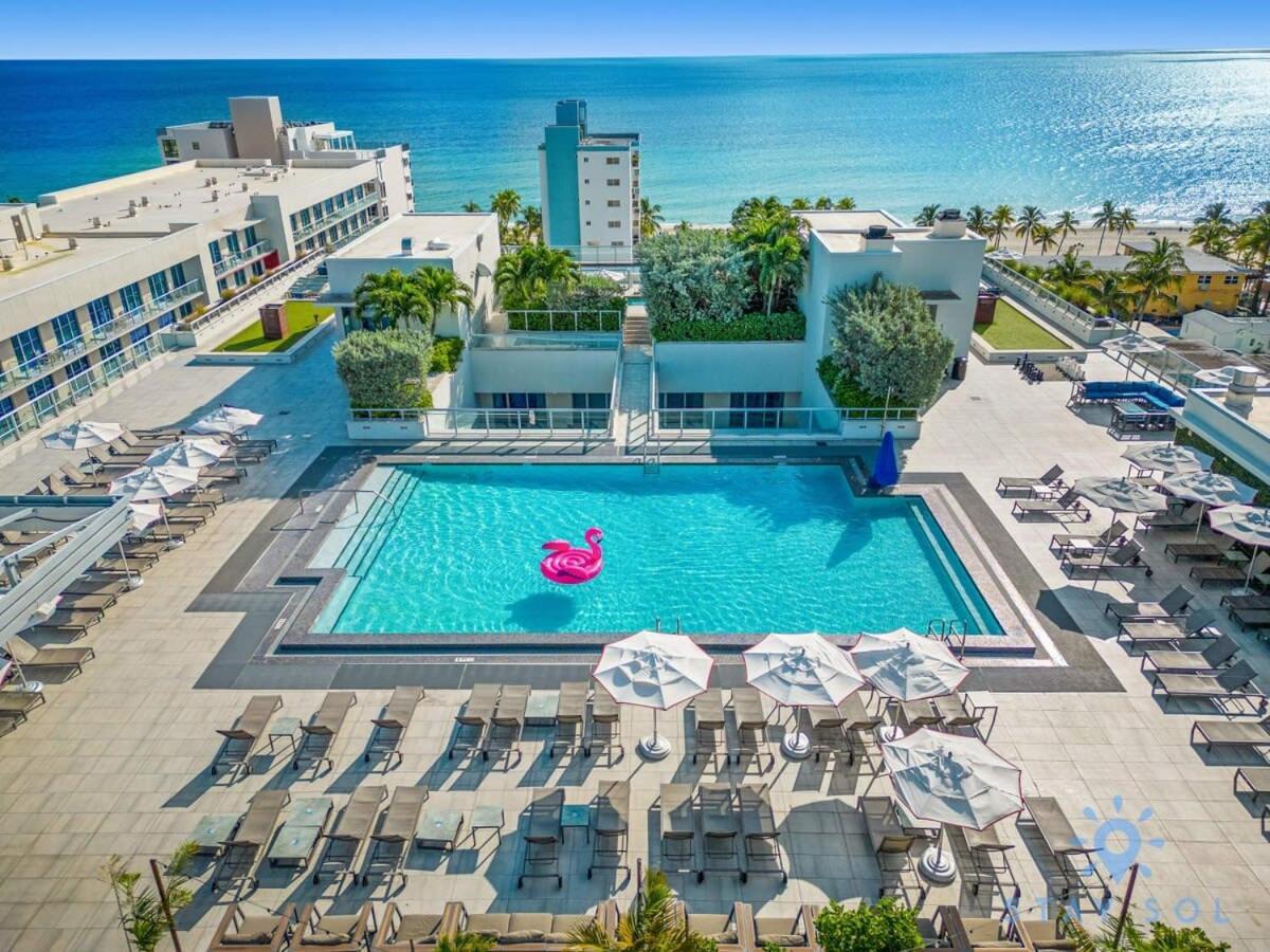 Lx Oasis Beachfront-Rt Infinity Pool Hollywood Exteriér fotografie