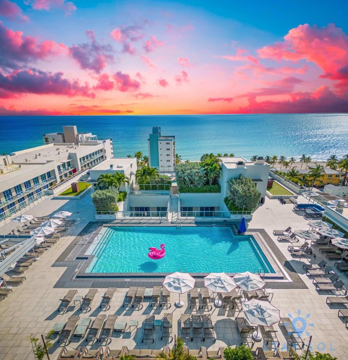 Lx Oasis Beachfront-Rt Infinity Pool Hollywood Exteriér fotografie